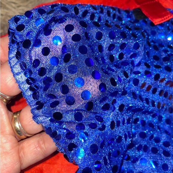 Supergirl Sequin Child Costume, Size Medium - Picture 6 of 7